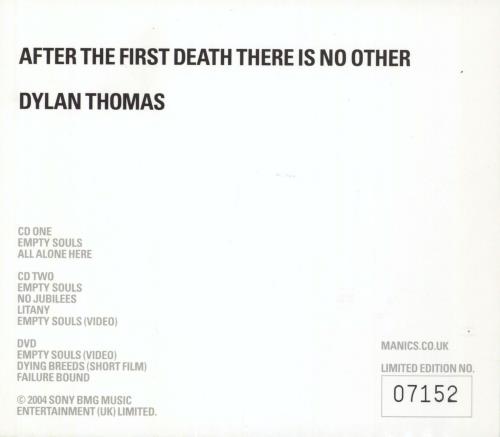 Manic Street Preachers Empty Souls + Slipcase 3-disc CD/DVD Set UK MAS3DEM360165