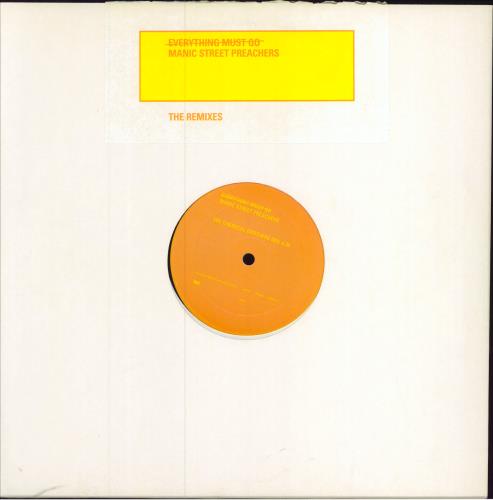 Manic Street Preachers Everything Must Go 12" vinyl single (12 inch record / Maxi-single) UK MAS12EV784248