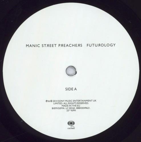 Manic Street Preachers Futurology - EX vinyl LP album (LP record) UK MASLPFU832897