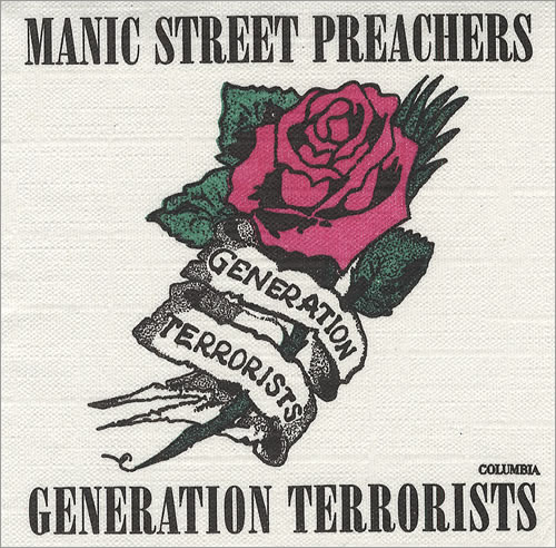 Manic Street Preachers Generation Terrorists Promo Napkin memorabilia US MASMMGE278738