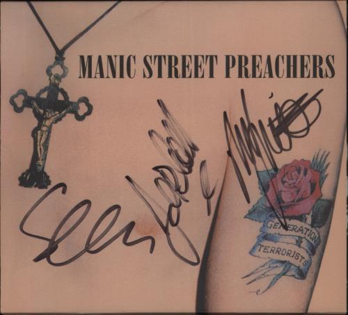 Manic Street Preachers Generation Terrorists: 20th Anniversary - Signed 3-disc CD/DVD Set UK MAS3DGE864826