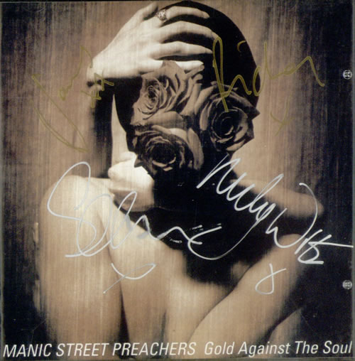 Manic Street Preachers Gold Against The Soul - Fully Autographed incl. Richey CD album (CDLP) UK MASCDGO186211