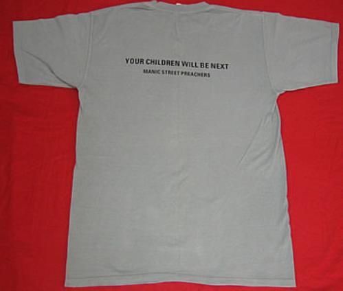 Manic Street Preachers If You Tolerate This Your Children Will Be Next t-shirt UK MASTSIF353308