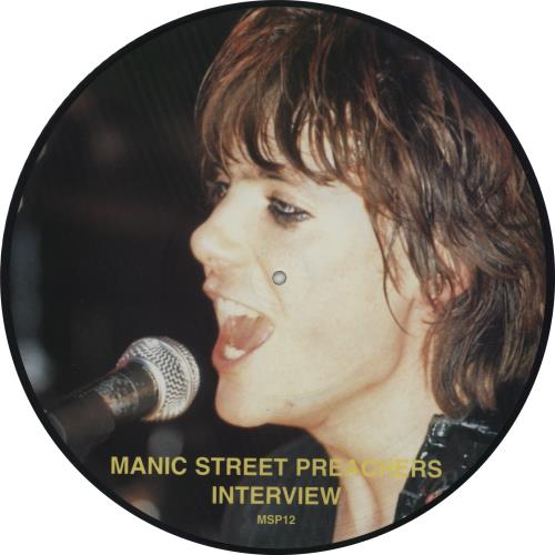 Manic Street Preachers Interview Picture Disc 12" vinyl picture disc (12 inch picture record) UK MAS2PIN92092