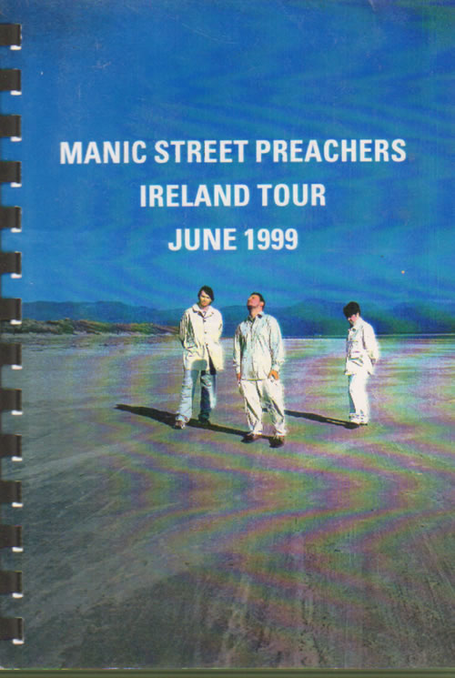 Manic Street Preachers Ireland Tour - June 1999 Itinerary UK MASITIR640910
