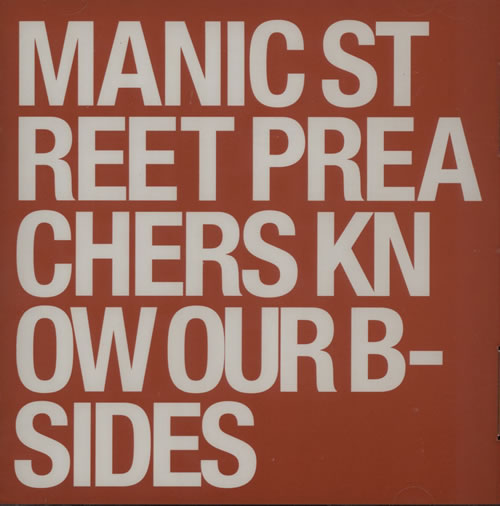 Manic Street Preachers Know Our B-Sides CD single (CD5 / 5") Japanese MASC5KN199442