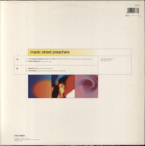 Manic Street Preachers La Tristesse Durera (Scream To A Sigh) 12" vinyl single (12 inch record / Maxi-single) UK MAS12LA261307