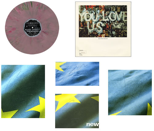 Manic Street Preachers New Art Riot - Autographed!! 12" vinyl single (12 inch record / Maxi-single) UK MAS12NE352915