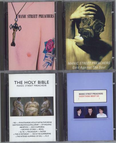 Manic Street Preachers Set Of Four Minidisc Albums mini disc (MD) UK MASMDSE779851