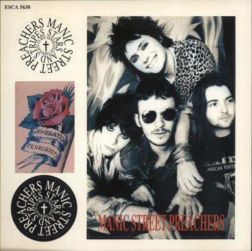 Manic Street Preachers Stars And Stripes + Stickers CD album (CDLP) Japanese MASCDST688930