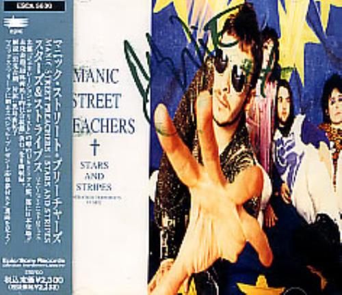Manic Street Preachers Stars And Stripes - AUTOGRAPHED CD album (CDLP) Japanese MASCDST279879
