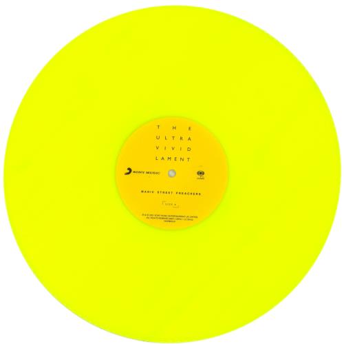 Manic Street Preachers The Ultra Vivid Lament - 180gm Yellow Vinyl vinyl LP album (LP record) UK MASLPTH866849
