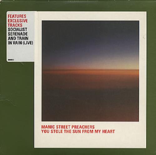 Manic Street Preachers You Stole The Sun From Heart CD single (CD5 / 5") UK MASC5YO211778