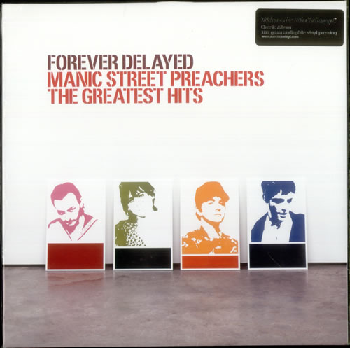 Manic Street Preachers Forever Delayed + Stickered bag 2-LP vinyl record set (Double Album) UK MAS2LFO536810