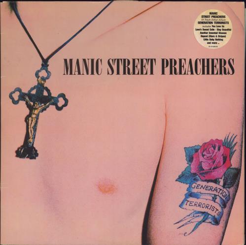 Manic Street Preachers Generation Terrorists - EX 2-LP vinyl record set (Double Album) UK MAS2LGE343687