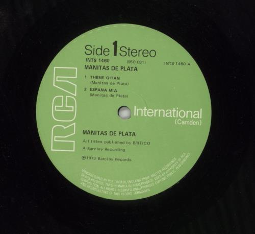 Manitas De Plata Manitas De Plata vinyl LP album (LP record) UK NL1LPMA862335