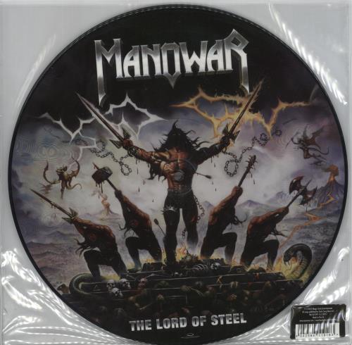 Manowar The Lord Of Steel picture disc LP (vinyl picture disc album) UK MOWPDTH872234