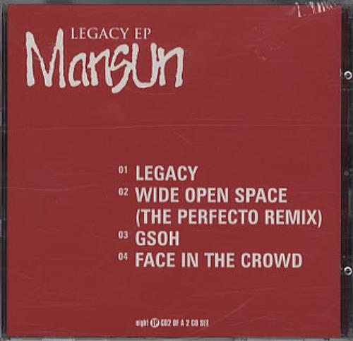 Mansun Legacy Ep - Part 2 CD single (CD5 / 5") UK M-SC5LE115586