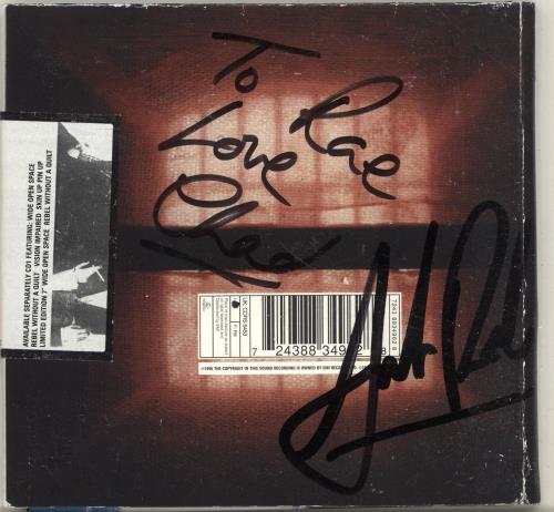 Mansun Wide Open Space - Fully Autographed CD single (CD5 / 5") UK M-SC5WI698382