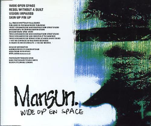 Mansun Wide Open Space CD single (CD5 / 5") Dutch M-SC5WI152881