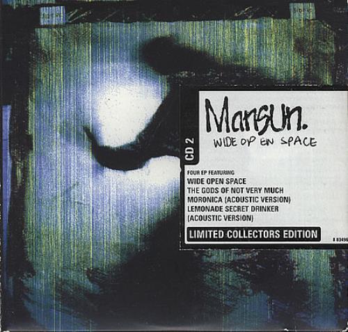 Mansun Wide Open Space 2-CD single set (Double CD single) UK M-S2SWI220961