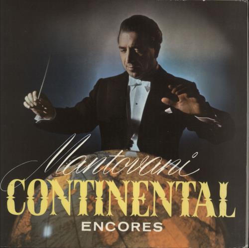 Mantovani Continental Encores vinyl LP album (LP record) UK MVQLPCO708870