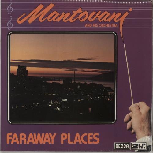 Mantovani Faraway Places 2-LP vinyl record set (Double LP Album) UK MVQ2LFA748389