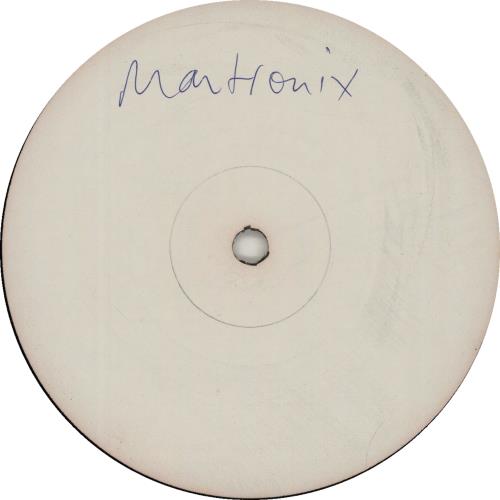 Mantronix Sing A Song - White Label 12" vinyl single (12 inch record / Maxi-single) UK MAN12SI654222