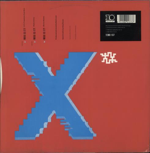Mantronix Who Is It? 12" vinyl single (12 inch record / Maxi-single) UK MAN12WH465646