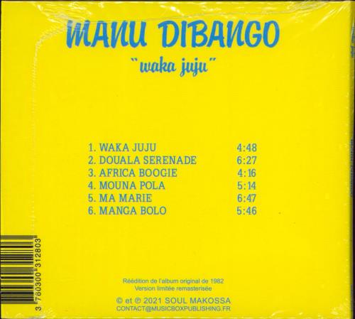 Manu Dibango Waka Juju CD album (CDLP) French 3MDCDWA778290