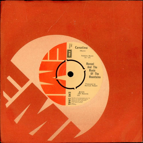 Manuel And His Music Of The Mountains Cavatina 7" vinyl single (7 inch record / 45) UK 0MM07CA493899