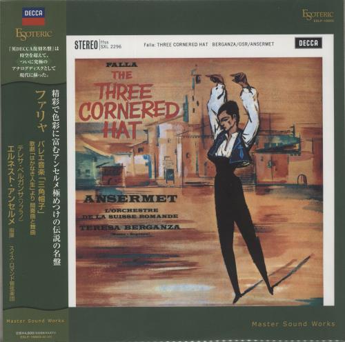 Manuel De Falla The Three Cornered Hat - 200gm Vinyl - Sealed vinyl LP album (LP record) Japanese M2FLPTH879160