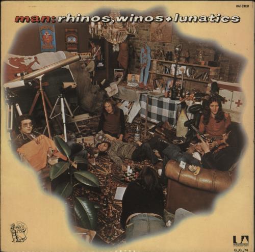 Man Rhinos, Winos & Lunatics vinyl LP album (LP record) UK M-NLPRH597314