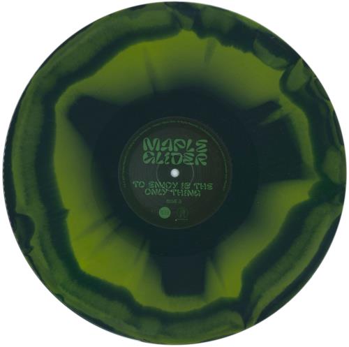 Maple Glider To Enjoy Is The Only Thing - Green & Lime Splatter Vinyl vinyl LP album (LP record) UK 9G1LPTO871023
