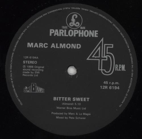 Marc Almond Bitter Sweet - Hype Sticker 12" vinyl single (12 inch record / Maxi-single) UK ALM12BI875012
