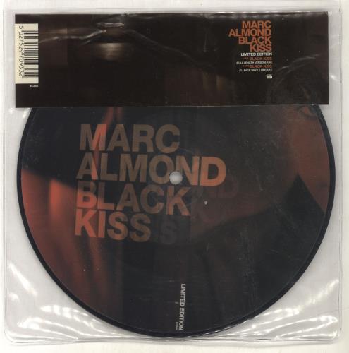 Marc Almond Black Kiss 7" vinyl picture disc (7 inch picture disc single) UK ALM7PBL127112