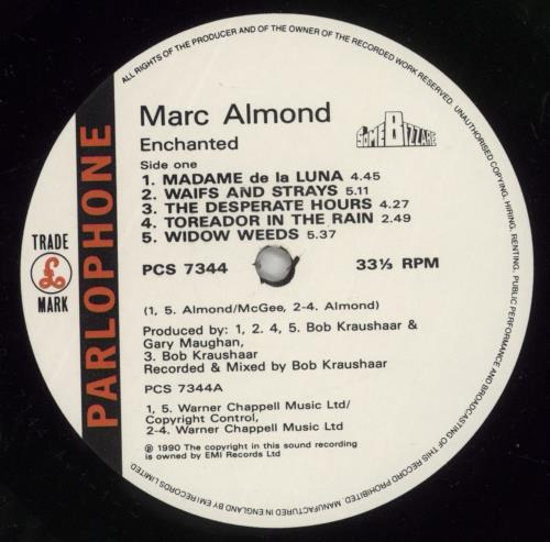 Marc Almond Enchanted vinyl LP album (LP record) UK ALMLPEN874999