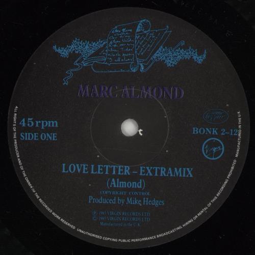 Marc Almond Love Letter 12" vinyl single (12 inch record / Maxi-single) UK ALM12LO295195