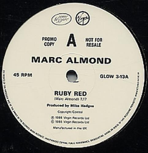 Marc Almond Ruby Red 12" vinyl single (12 inch record / Maxi-single) UK ALM12RU331482