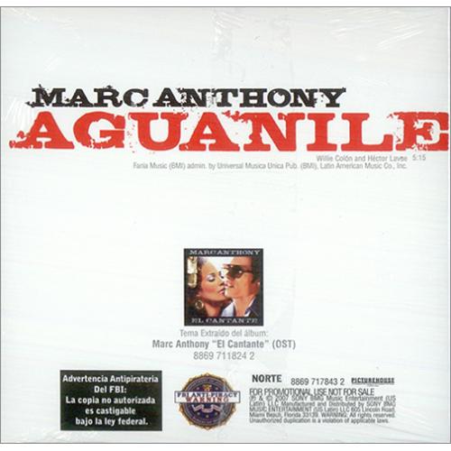 Marc Anthony Aguanile CD single (CD5 / 5") US MAHC5AG426710
