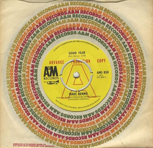 Marc Benno Good Year 7" vinyl single (7 inch record / 45) UK MCB07GO193108