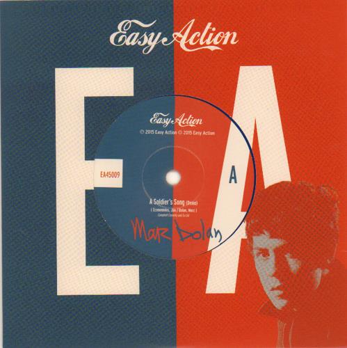 Marc Bolan A Soldier's Song / Reality - Blue Vinyl + Postcard 7" vinyl single (7 inch record / 45) UK MAB07AS668516