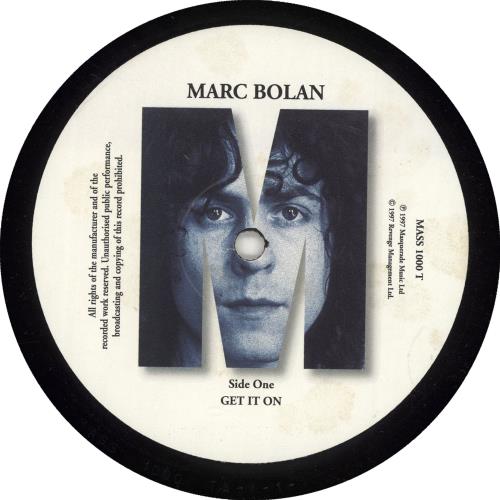 Marc Bolan Get It On 12" vinyl single (12 inch record / Maxi-single) UK MAB12GE89313