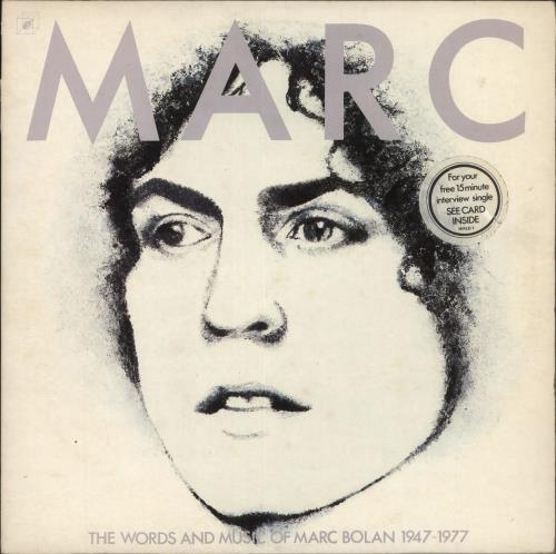 Marc Bolan Marc - The Words & Music Of Marc Bolan 1947-1977 2-LP vinyl record set (Double LP Album) UK MAB2LMA582630