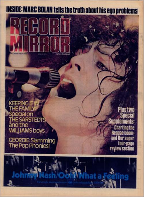 Marc Bolan Record Mirror magazine UK MABMARE498034