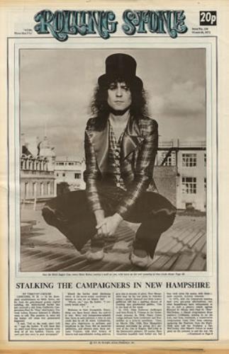 Marc Bolan Rolling Stone - March 1972 magazine US MABMARO346502