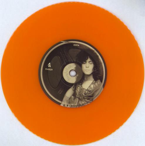 Marc Bolan The Street And Babe Shadow - Orange vinyl 7" vinyl single (7 inch record / 45) UK MAB07TH776208