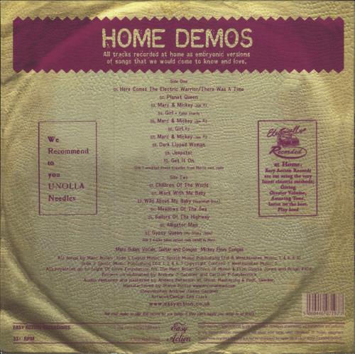 Marc Bolan There Was A Time: Home Demos Volume 1 vinyl LP album (LP record) UK MABLPTH786176