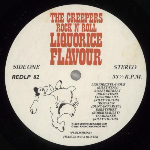 Marc Riley & The Creepers Rock 'N' Roll Liquorice Flavour vinyl LP album (LP record) UK MR0LPRO450327