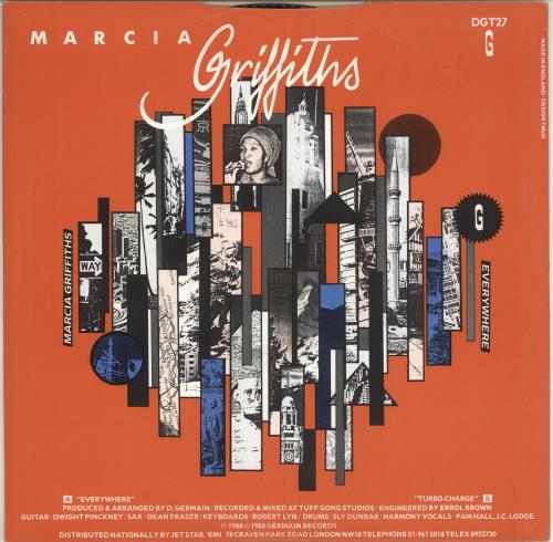 Marcia Griffiths Everywhere 12" vinyl single (12 inch record / Maxi-single) UK MQG12EV716662